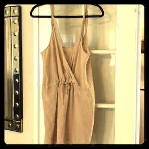 Parker silk Grecian mini dress